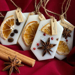 Wax sachets con naranja, canela y anis